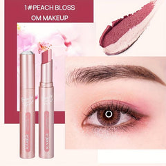 Two Tone Eyeshadow Stick Pearly & Glitter Brown Tone