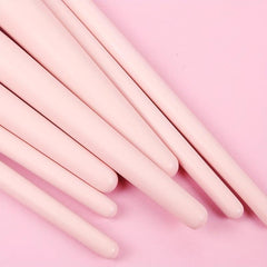 12pcs Makeup Brush Set with Soft Artificial Fiber Brushes and Cosmetic Bag