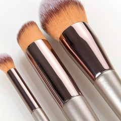 13pcs Makeup Brush & Powder Puff Kit with Storage Bag