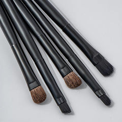 5 Pcs Mini Eye Makeup Brushes Set Smudge Eyeshadow Eyeliner Eyebrow Brush Kit