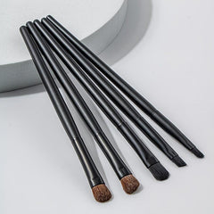 5 Pcs Mini Eye Makeup Brushes Set Smudge Eyeshadow Eyeliner Eyebrow Brush Kit