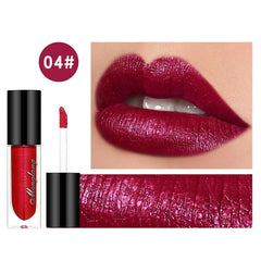 Glitter Liquid Lipsticks Diamond Shimmer Metallic Lip Gloss Waterproof