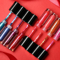 Glitter Liquid Lipsticks Diamond Shimmer Metallic Lip Gloss Waterproof