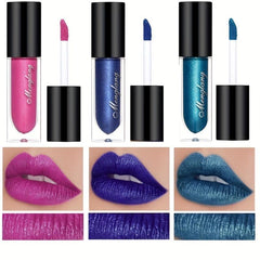 Glitter Liquid Lipsticks Diamond Shimmer Metallic Lip Gloss Waterproof