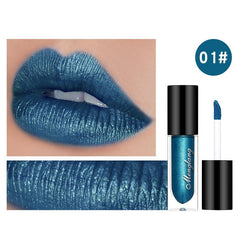 Glitter Liquid Lipsticks Diamond Shimmer Metallic Lip Gloss Waterproof