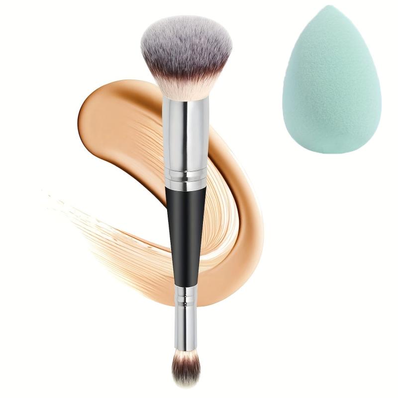2-in-1 Foundation Concealer Makeup Brush Set