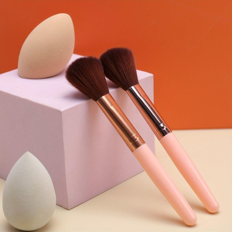 Makeup Brush Beauty Egg Set - 2pcs Makeup Eggs & 1pc Brush Sponge Powder Puff