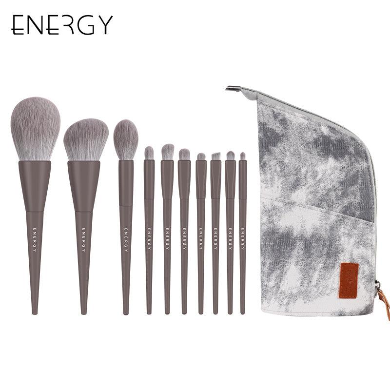 ENERGY Makeup Brushes Synthetic Hair Foundation Powder Eye S