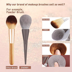 ENERGY Makeup Brushes Synthetic Hair Foundation Powder Eye S