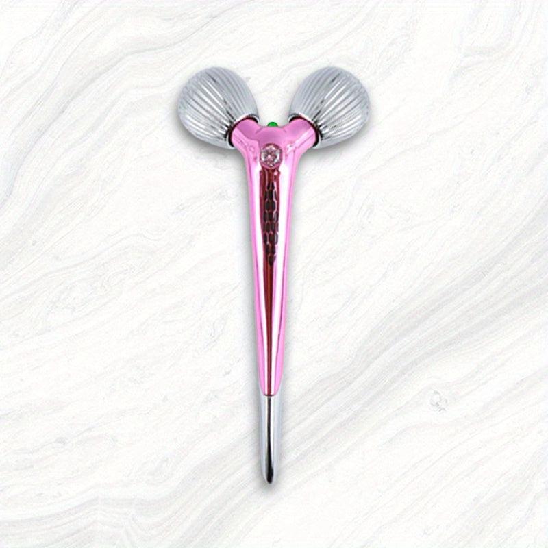 3D Roller Facial Massager Rose Quartz Tool