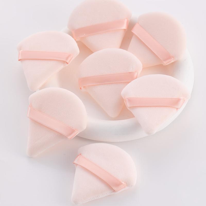 100 Pieces Powder Puff Face Soft Triangle For Loose Powder And Body Powder