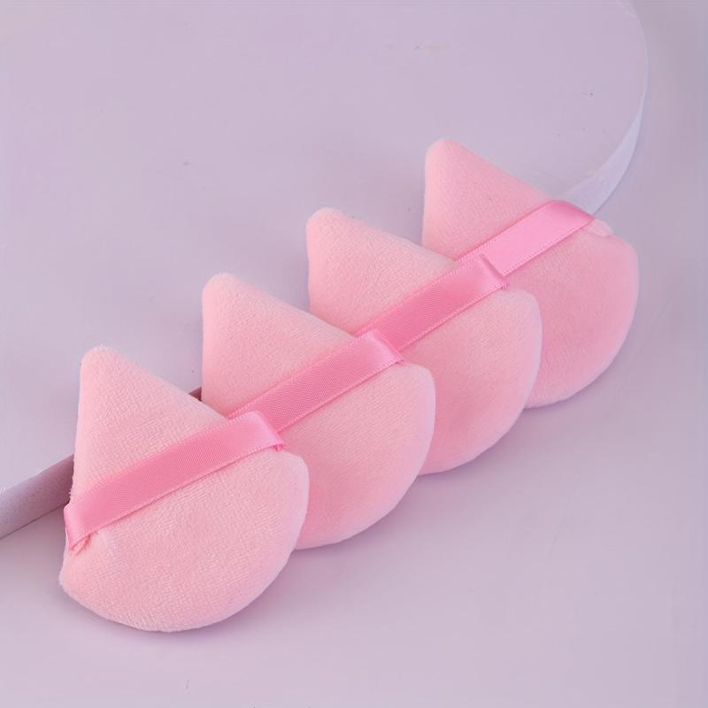 100 Pieces Powder Puff Face Soft Triangle For Loose Powder And Body Powder