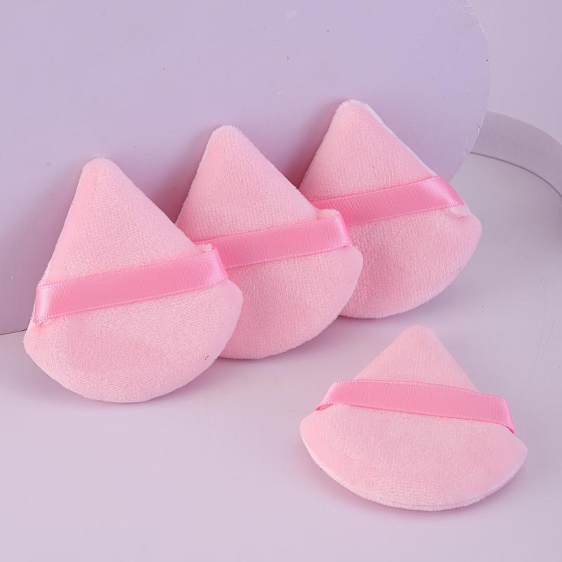 100 Pieces Powder Puff Face Soft Triangle For Loose Powder And Body Powder