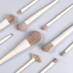 10pcs Makeup Brush Set for Eyeshadow Foundation Blush Powder - Soft and Gentle