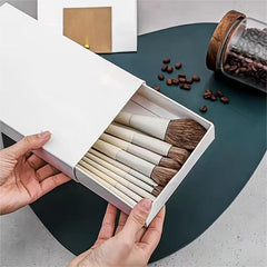 10pcs Makeup Brush Set for Eyeshadow Foundation Blush Powder - Soft and Gentle