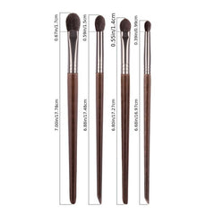 11 PCs Makeup Brushes Set Goat Hair Natural Hair Makeup Brushes Set