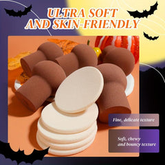10 Pcs Mushroom Makeup Sponge Air Cushion Puff Set