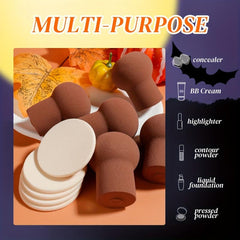 10 Pcs Mushroom Makeup Sponge Air Cushion Puff Set
