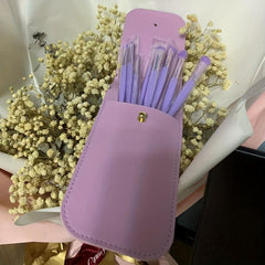 8PCS Professional Makeup Brush Set Lavender
