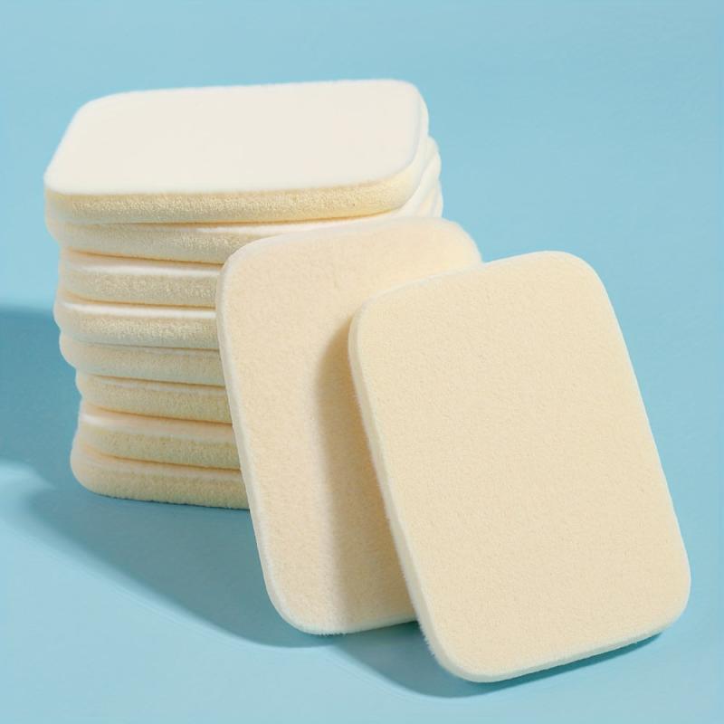 Rectangle Dry/Wet Dual-use Makeup Puff 10pcs