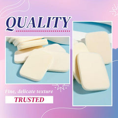 Rectangle Dry/Wet Dual-use Makeup Puff 10pcs