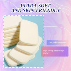 Rectangle Dry/Wet Dual-use Makeup Puff 10pcs