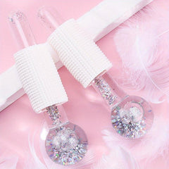 Glitter Ice Globes for Facials Cooling Ice Balls for Face and Eyes