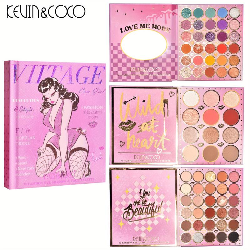 KEVIN&COCO 72 Spice Girl Eyeshadow Palette