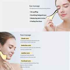 24k Plated Facial Massager Double Head Scraping Eye Massager