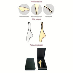 24k Plated Facial Massager Double Head Scraping Eye Massager