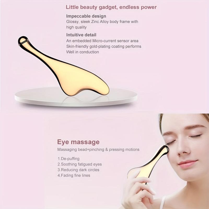 24k Plated Facial Massager Double Head Scraping Eye Massager
