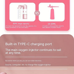 High Pressure Oxygen Facial Machine Nano Mist Sprayer