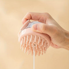 Bath Brush Shampoo Brush Soap Dispenser Exfoliating Body Scrub Brush