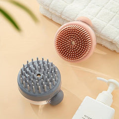 Bath Brush Shampoo Brush Soap Dispenser Exfoliating Body Scrub Brush