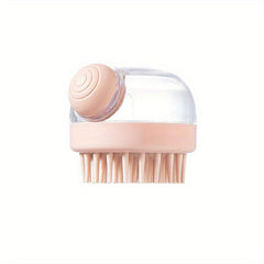 Bath Brush Shampoo Brush Soap Dispenser Exfoliating Body Scrub Brush