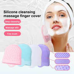 Soft Silicone Face Cleansing Brush Face Exfoliator Blackhead Acne Pore Pad