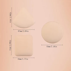 Powder Puff With Storage Bag - Wet and Dry Makeup Tool