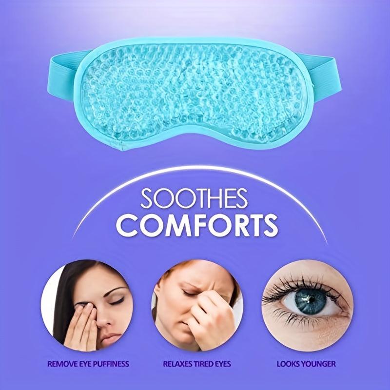 Reusable Cooling Eye Mask Hot Cold Compress for Puffiness Dark Circles Dry Eyes