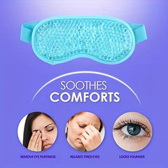 Reusable Cooling Eye Mask Hot Cold Compress for Puffiness Dark Circles Dry Eyes