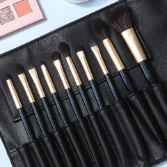 11pcs High Cosmetic Brushes Set with Storage Bag
