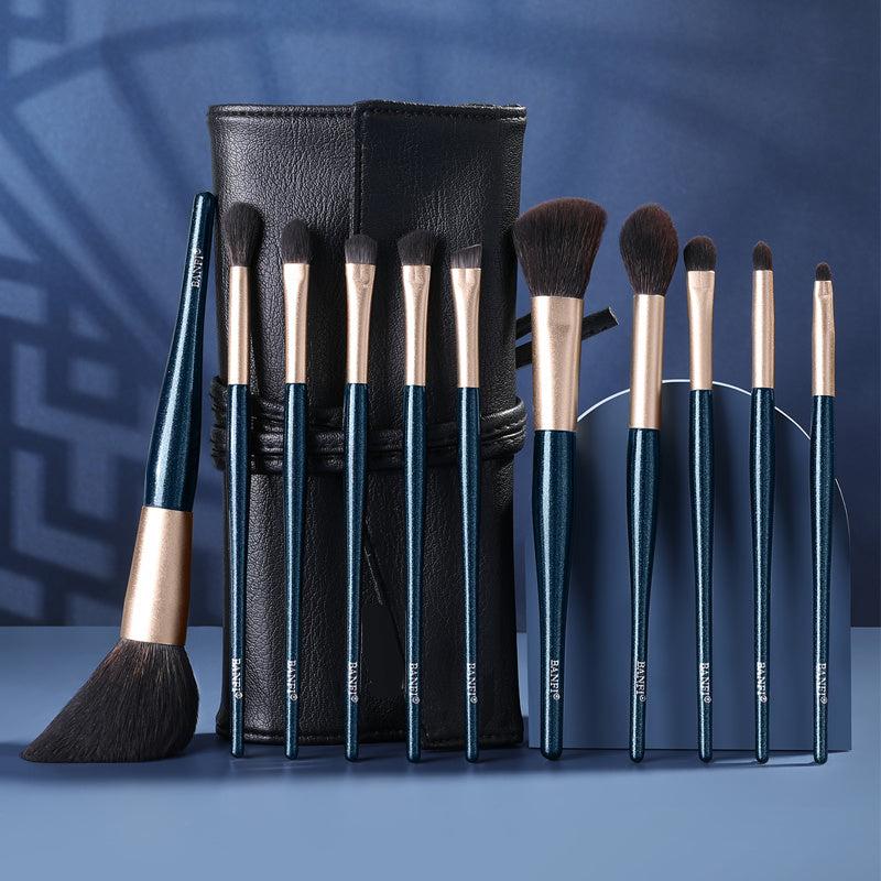 11pcs High Cosmetic Brushes Set with Storage Bag