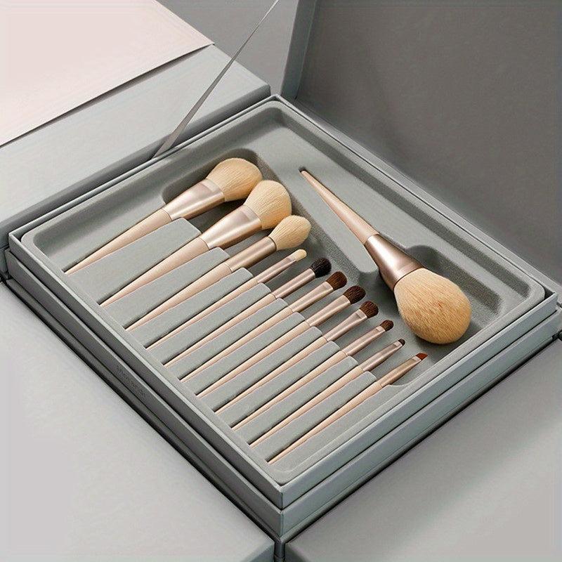 12pcs Makeup Brush Set Soft Bristles Professional Face Blush Powder Foundation