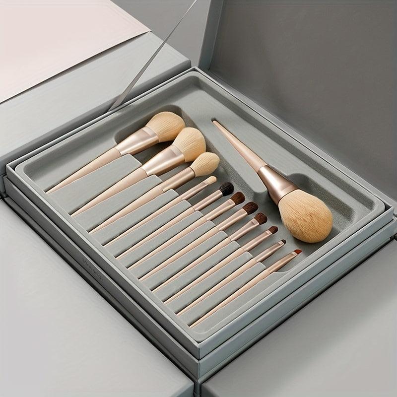 12pcs Makeup Brush Set Soft Bristles Professional Face Blush Powder Foundation
