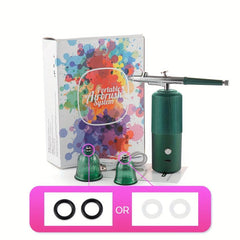 Airbrush Air Pump Set Oxygen Injector Mini Air Compressor Kit