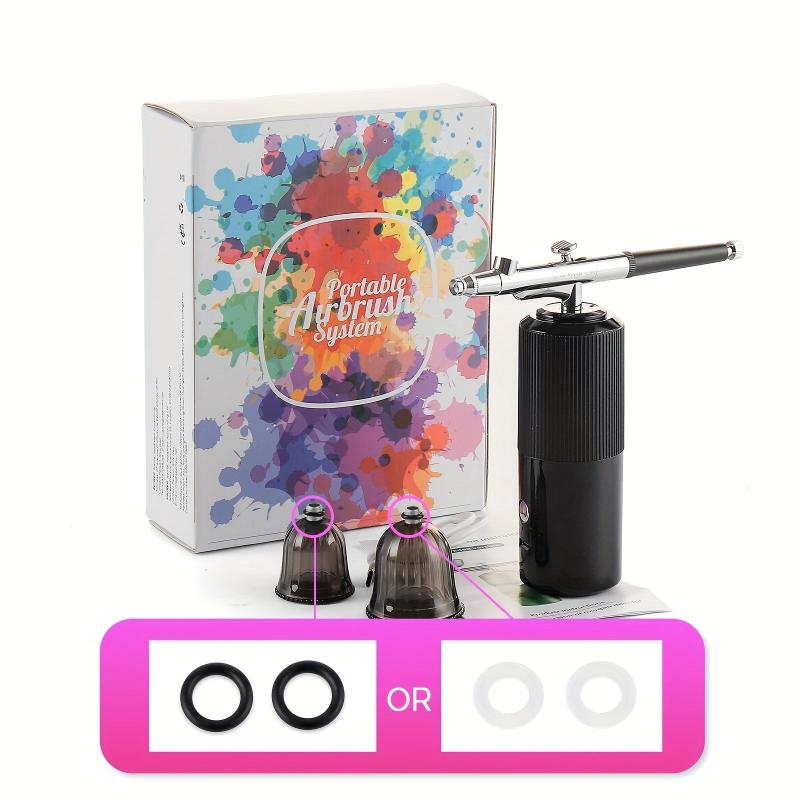 Airbrush Air Pump Set Oxygen Injector Mini Air Compressor Kit