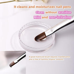 60ml Nail Brush Cleaner for Nail Art Extension Gel Manicure