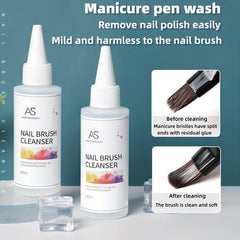 60ml Nail Brush Cleaner for Nail Art Extension Gel Manicure