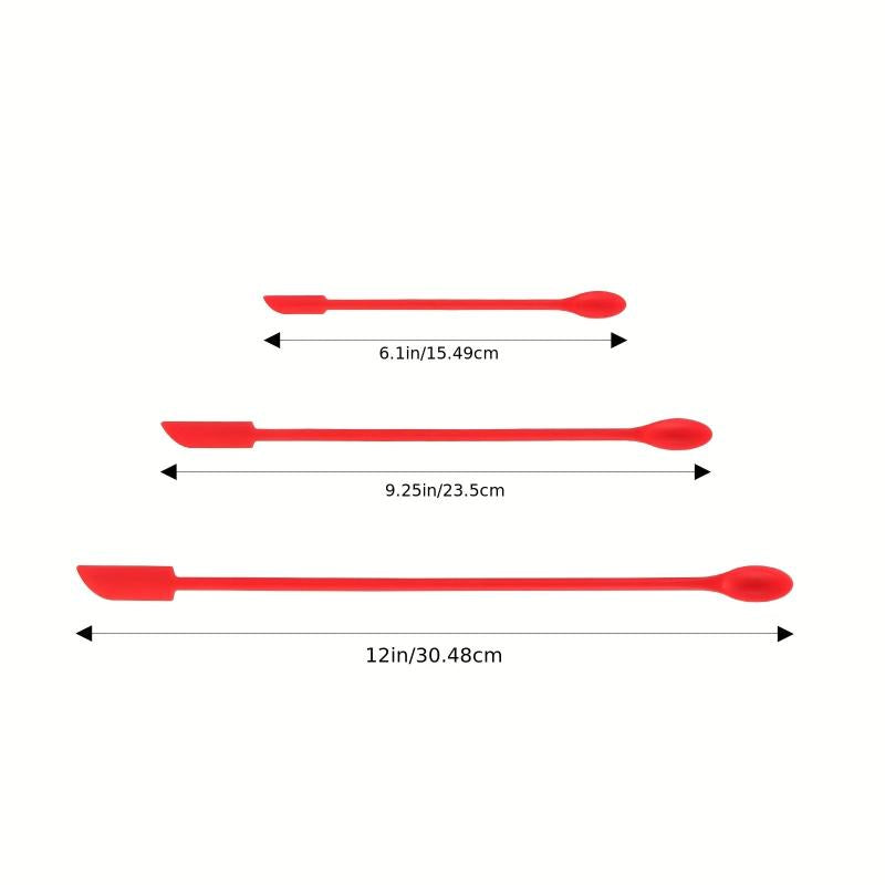 6 PCS Makeup Spatula Small Rubber Set