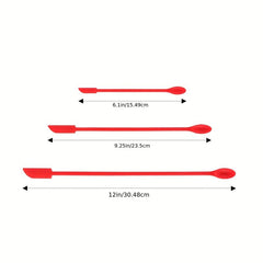 6 PCS Makeup Spatula Small Rubber Set