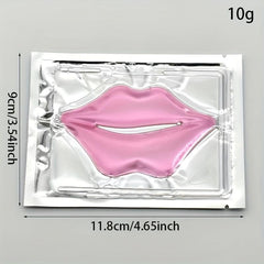 10pcs Collagen Lip Masks - Moisturizing & Exfoliating - Lip Pads